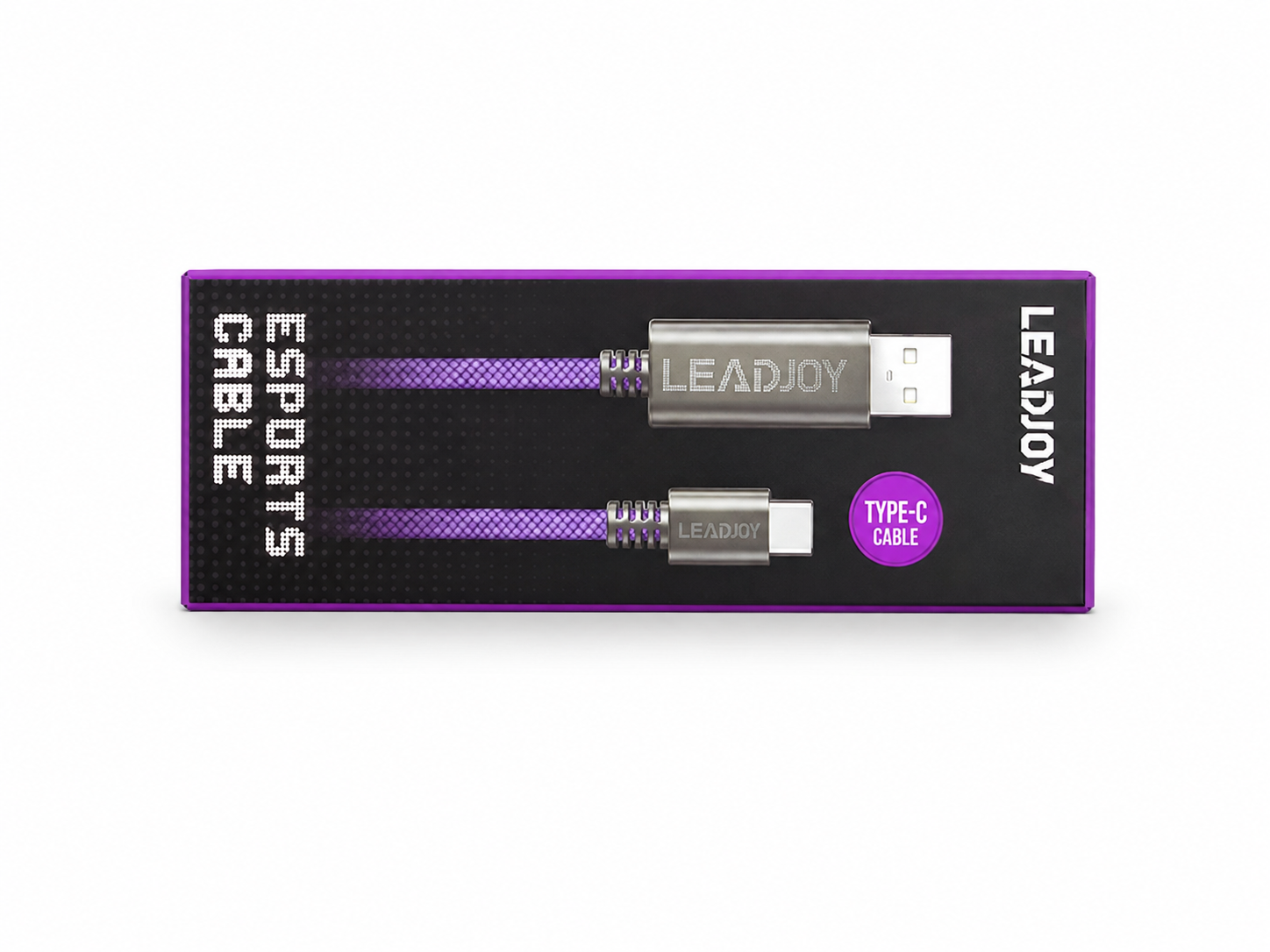 LeadJoy 8K USB-A to USB-C esports cable packaging