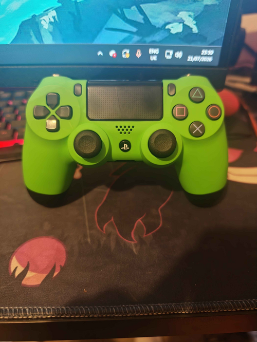 Miseriboards green and black custom controller front